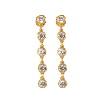 Crystal Tennis Earrings