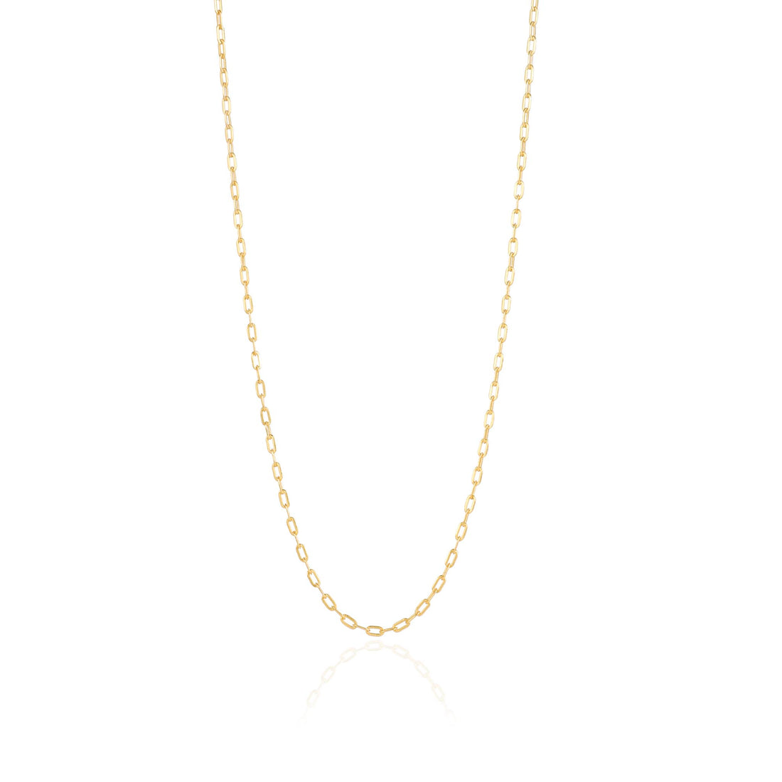 Paperclip Chain Necklace (Xsmall) Gold - Lila Rasa