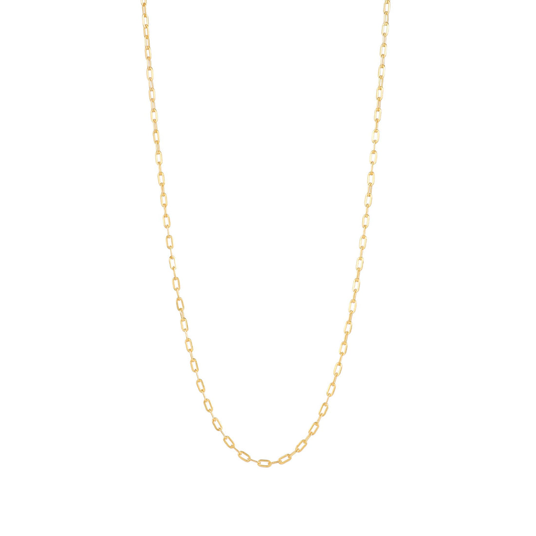 PaperClip Chain Necklace Gold (Small) - Lila Rasa