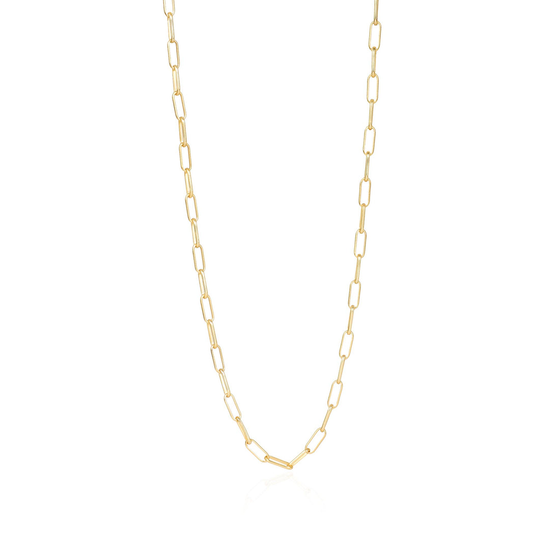 Paperclip Chain Necklace(Medium)  Gold - Lila Rasa