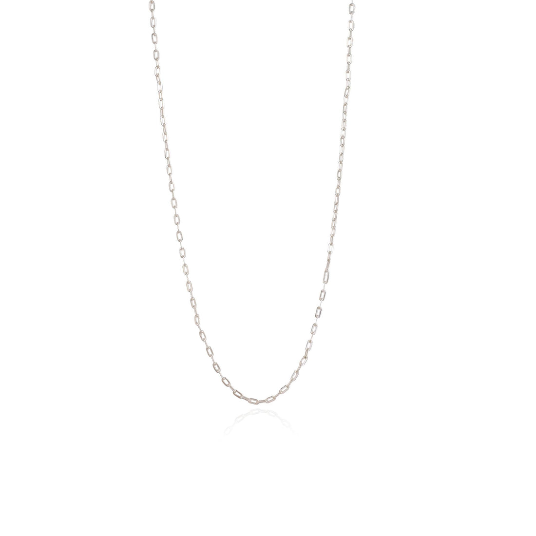 Paperclip Chain Necklace (Xsmall) Silver - Lila Rasa