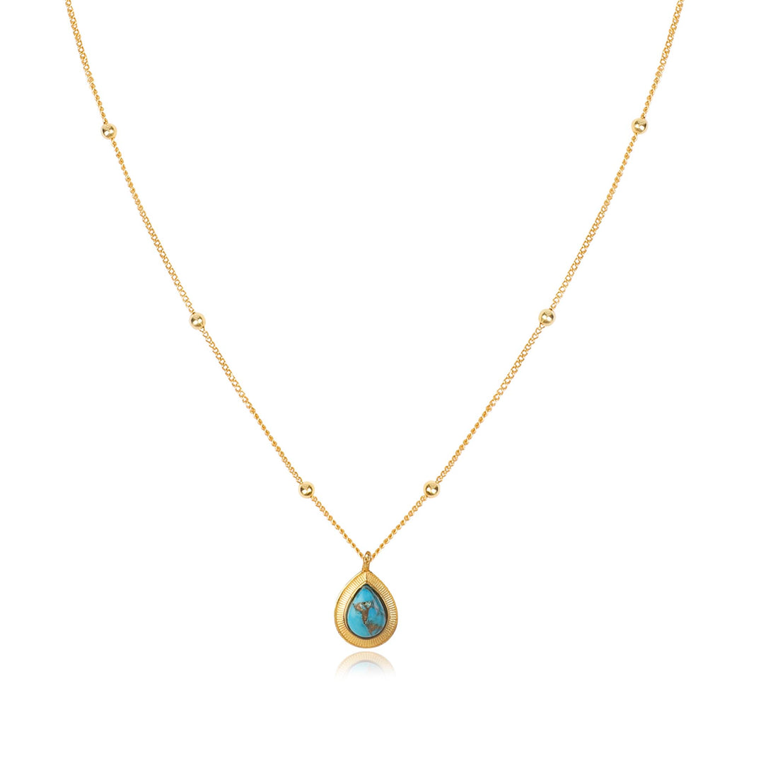 Stellar Elegance - Chakra Necklace Turquoise - Lila Rasa